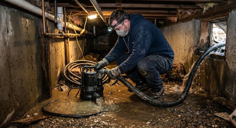 Crawlspace Water Removal in Scottsdale, AZ