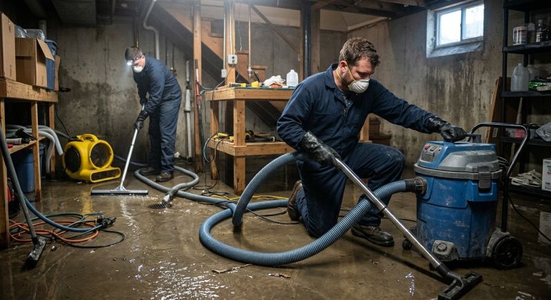 Basement Water Cleanup in Scottsdale, AZ
