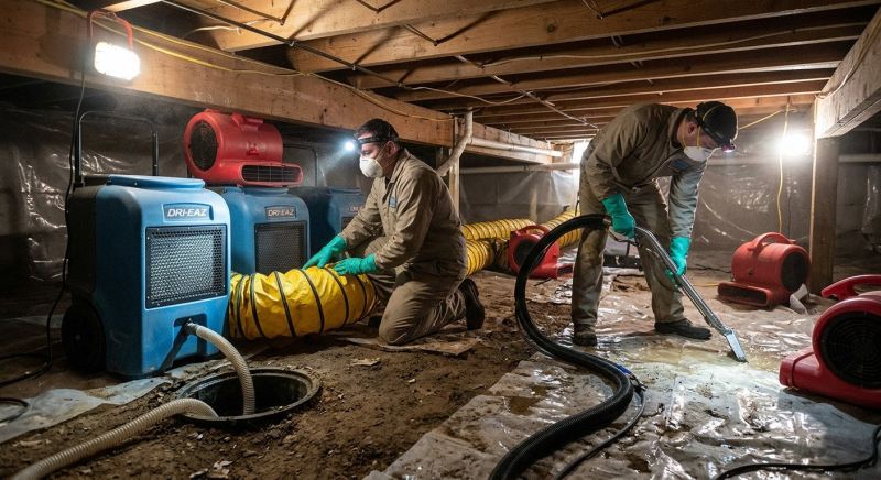 Basement Water Extraction in Gilbert, AZ