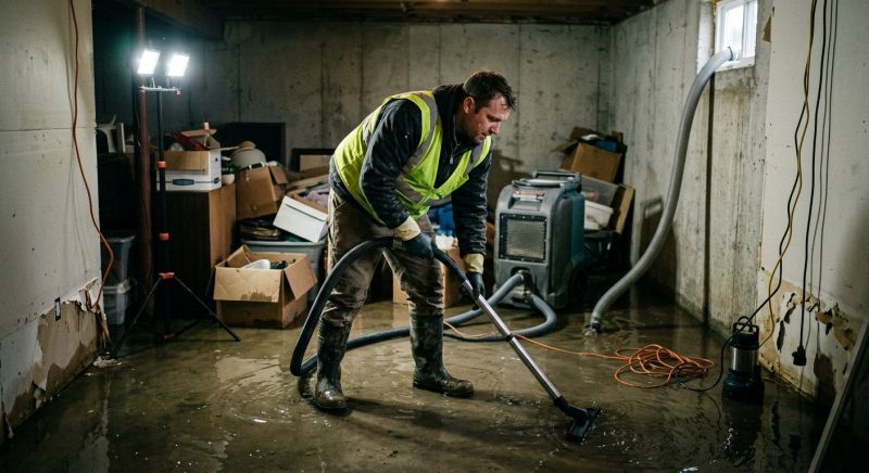 Basement Water Mitigation in Phoenix, AZ