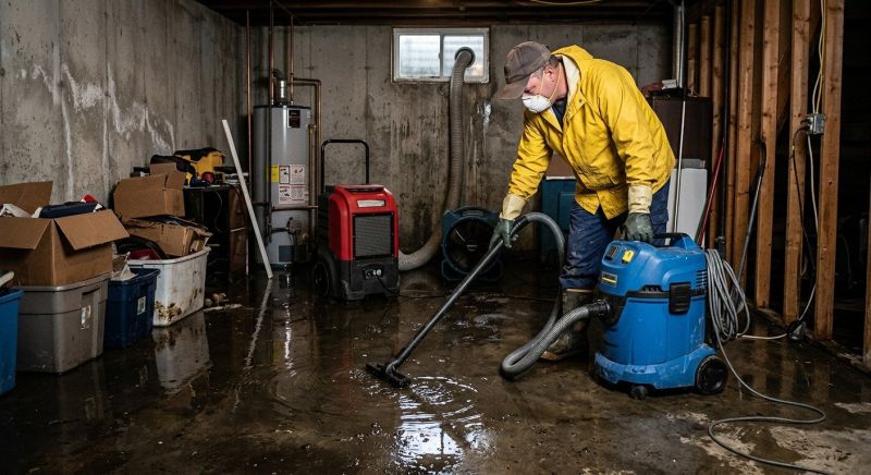 Basement Water Removal in Gilbert, AZ