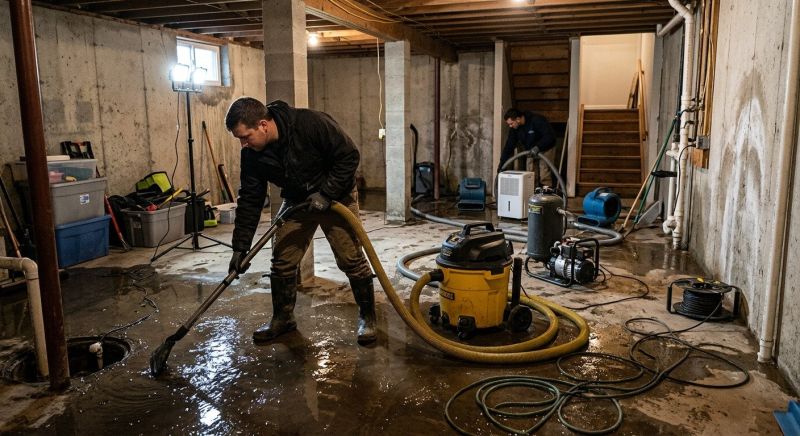 Basement Water Removal in Chandler, AZ