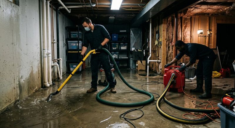 Basement Water Removal in Chandler, AZ