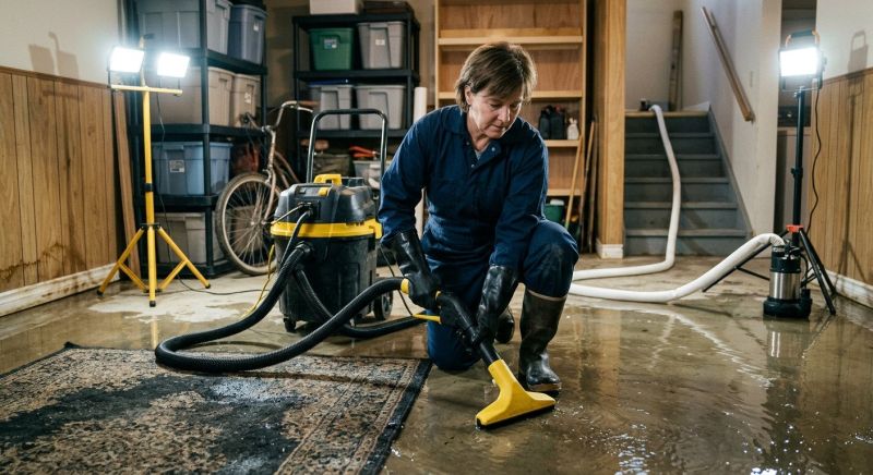 Basement Water Removal in Chandler, AZ