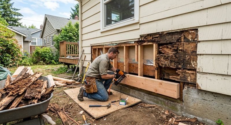 Rotten Wood Repair in Boulder, CO