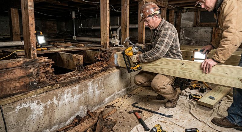 Structural Rot Repair in Kansas City, KS