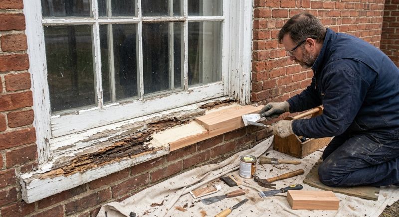 Window Rot Repair in Wilmington, NC