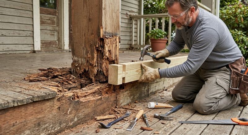 Wood Rot Repair in Overland Park, KS