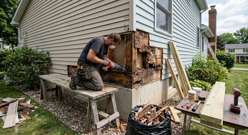 Wood Rot Repair in Kansas City, MO